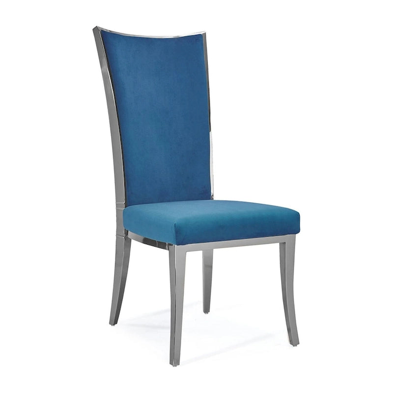 Massimo Silver Stainless Steel Dining Chair