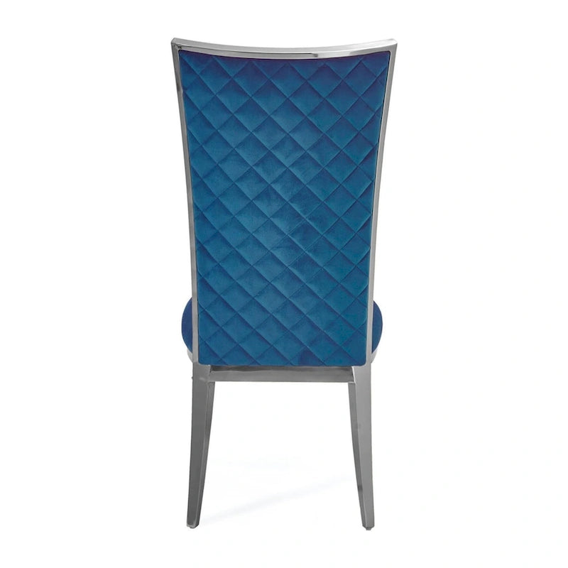Massimo Silver Stainless Steel Dining Chair