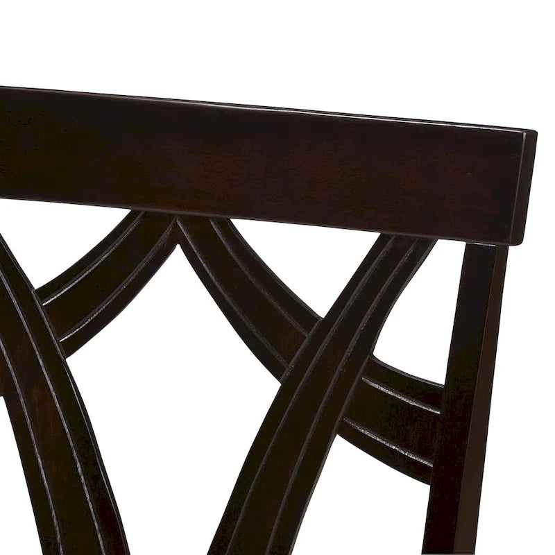 Set di sedie da pranzo in tessuto contemporanee Cyril Copper Grove