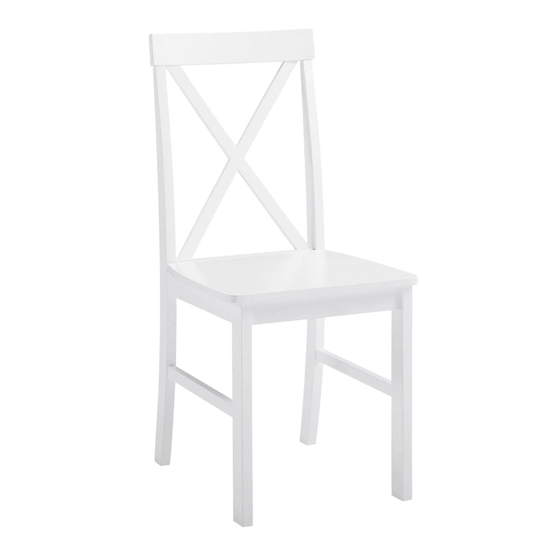 Middlebrook Set da pranzo 5 pezzi con sedie con schienale a X