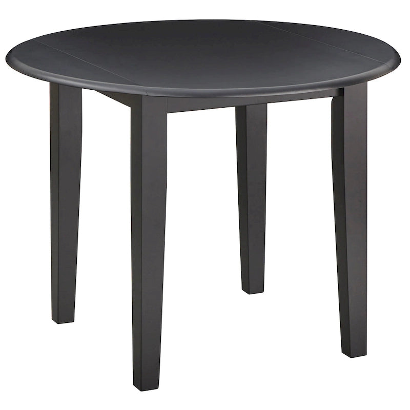 Set da pranzo da 5 pezzi Rollo in legno massello con ante a ribalta Simple Living