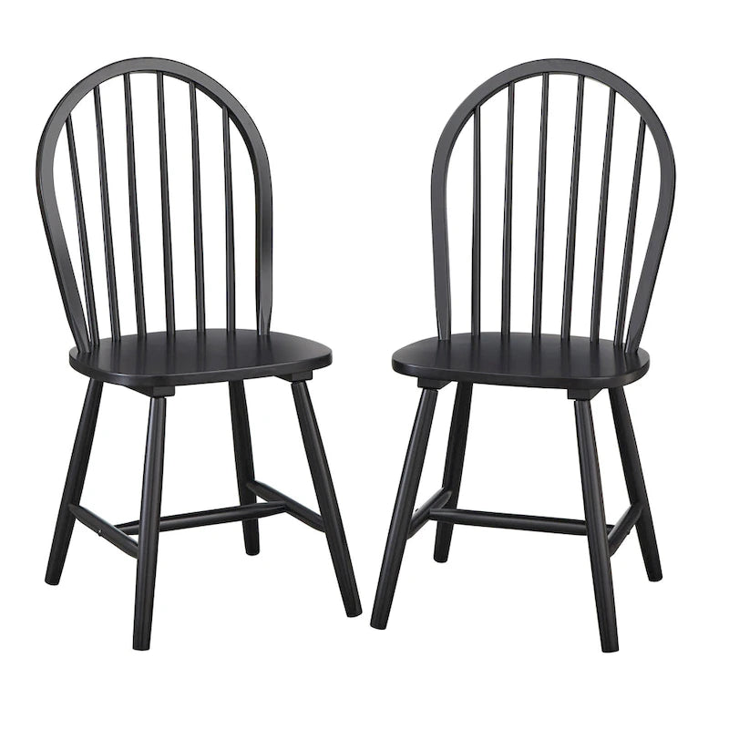 Set da pranzo da 5 pezzi Rollo in legno massello con ante a ribalta Simple Living