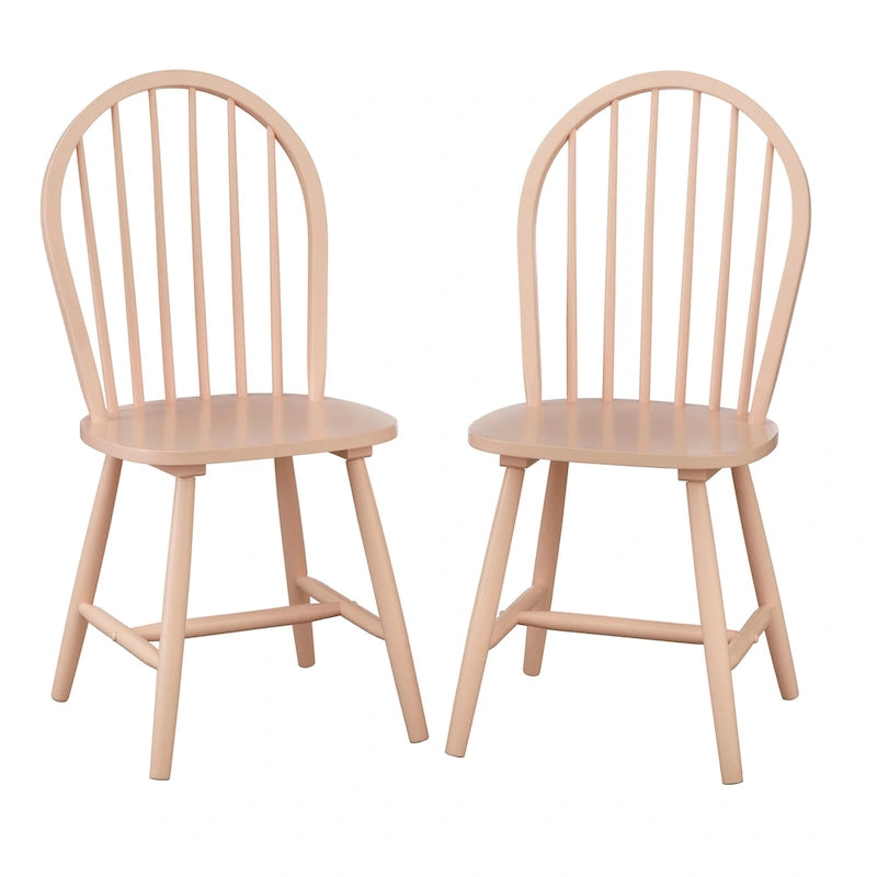 Set da pranzo da 5 pezzi Rollo in legno massello con ante a ribalta Simple Living