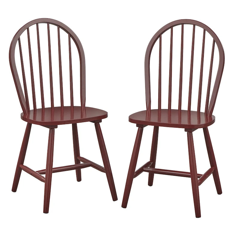 Set da pranzo da 5 pezzi Rollo in legno massello con ante a ribalta Simple Living