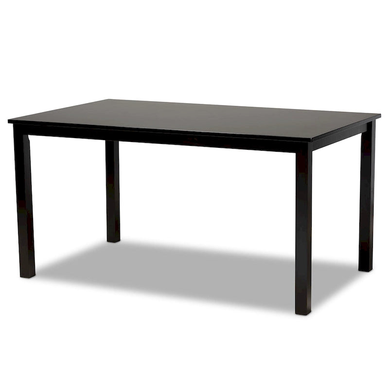 Set da pranzo da 7 pezzi Dallas moderno e contemporaneo in legno