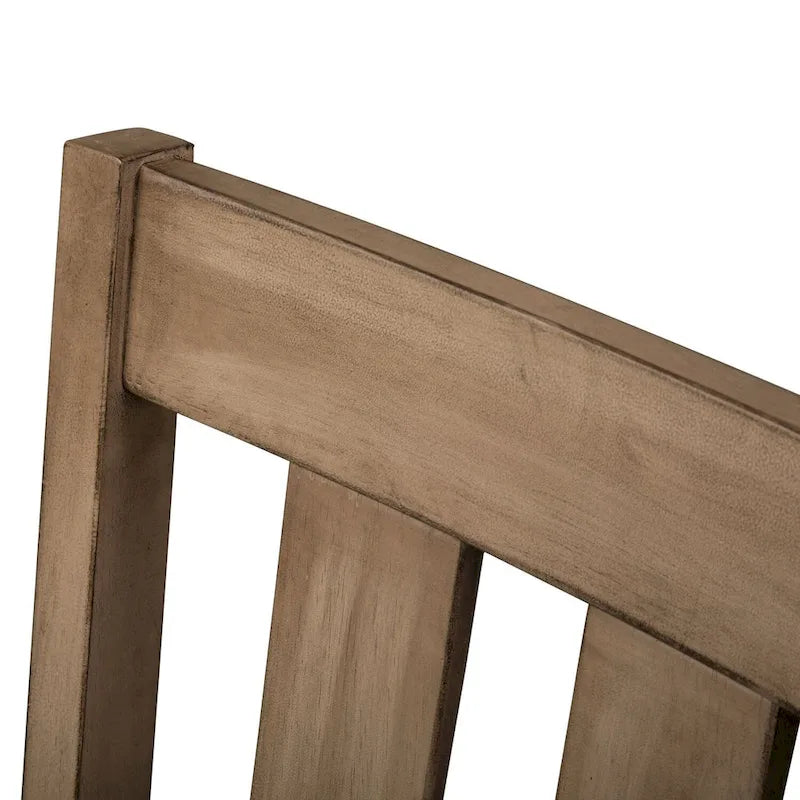 The Gray Barn Sun Valley Sandstone Slat Back Side Chair (Set of 2)