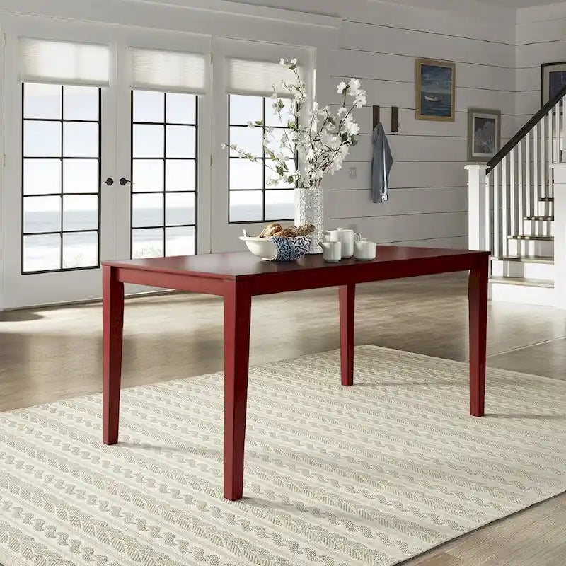 Tavolo da pranzo rettangolare Wilmington II da 60 pollici di iNSPIRE Q Classic