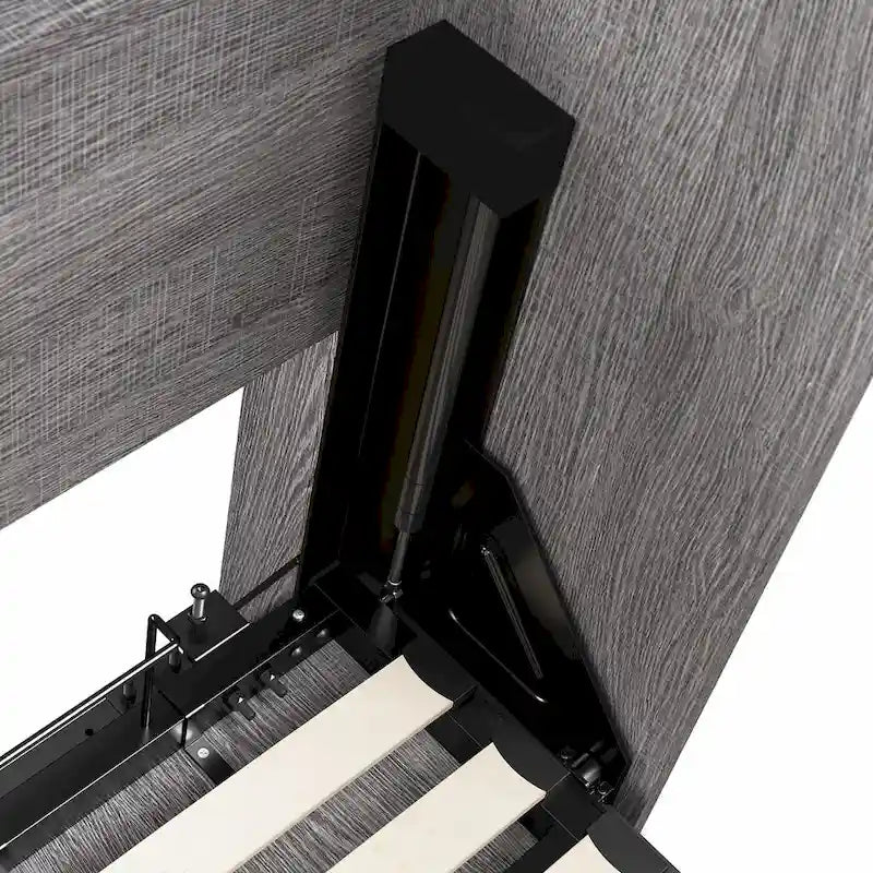 Cielo Full Murphy Bed and Shelving Unit with Drawers by Bestar