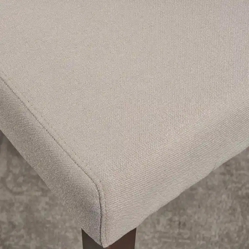 Sedia da pranzo Rory Wingback contemporanea in tessuto (set da 2) di Christopher Knight Home