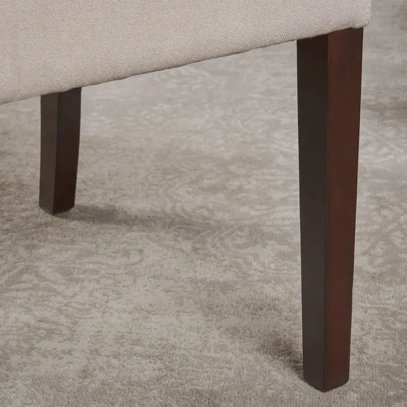 Sedia da pranzo Rory Wingback contemporanea in tessuto (set da 2) di Christopher Knight Home