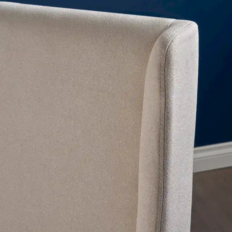 Sedia da pranzo Rory Wingback contemporanea in tessuto (set da 2) di Christopher Knight Home