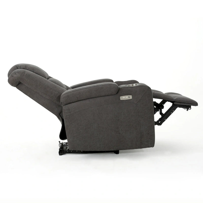 Emersyn Microfiber Power Recliner by Christopher Knight Home