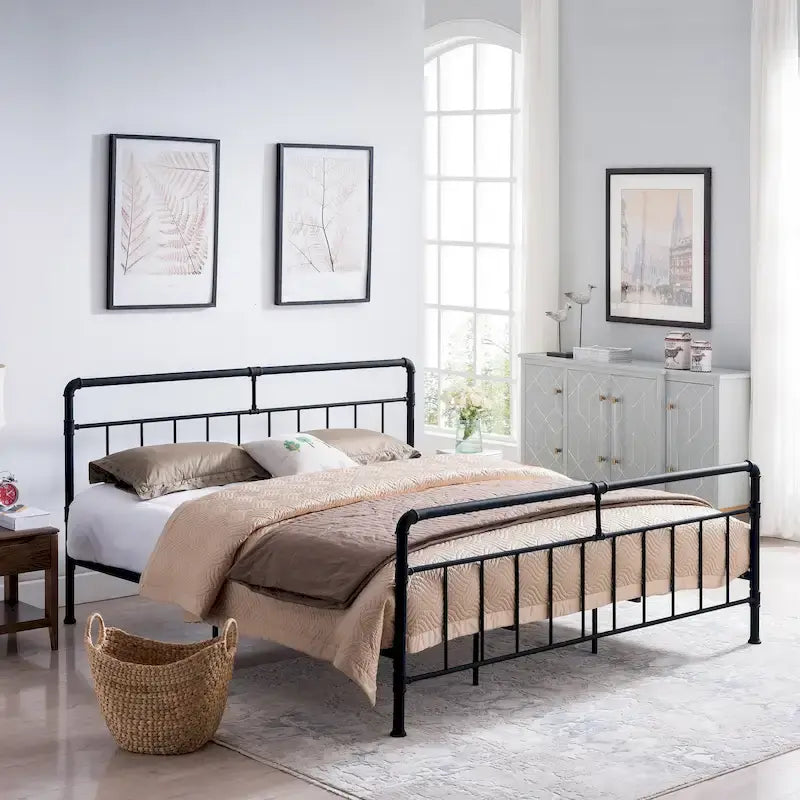 Telaio per letto matrimoniale Mowry Industrial di Christopher Knight Home
