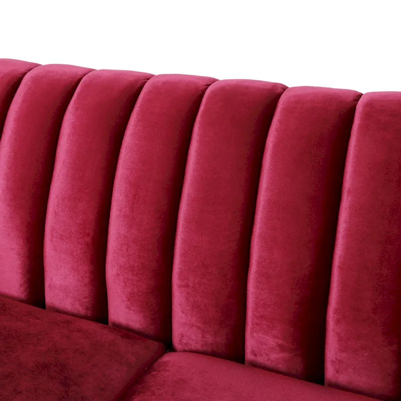 Divano a 3 posti Ansonia Contemporary in velluto di Christopher Knight Home