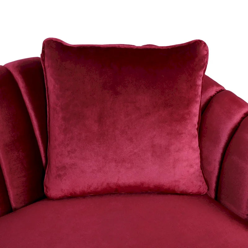 Divano a 3 posti Ansonia Contemporary in velluto di Christopher Knight Home