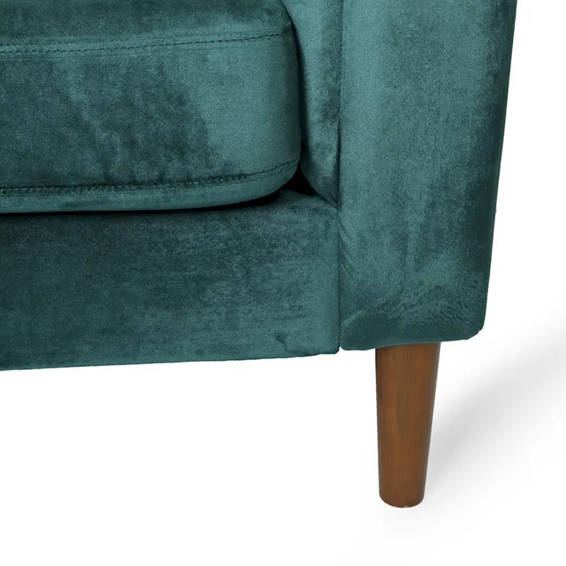 Divano a 3 posti Ansonia Contemporary in velluto di Christopher Knight Home