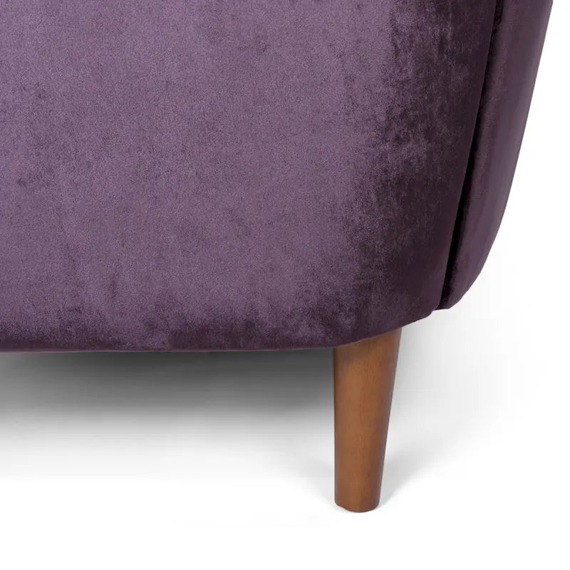 Divano a 3 posti Ansonia Contemporary in velluto di Christopher Knight Home