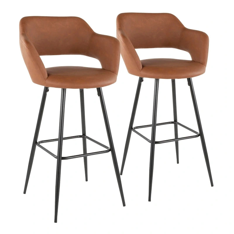Sgabelli da bar in similpelle Carson Carrington Vallen (set da 2) - N/D