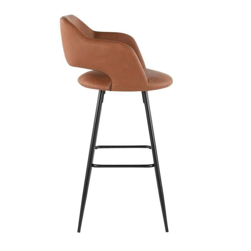Sgabelli da bar in similpelle Carson Carrington Vallen (set da 2) - N/D