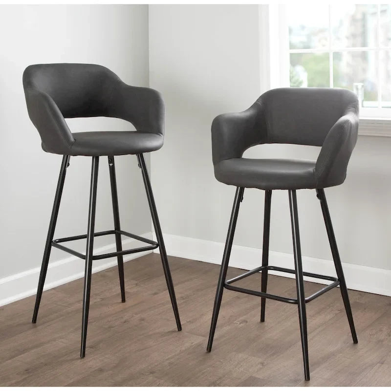 Sgabelli da bar in similpelle Carson Carrington Vallen (set da 2) - N/D