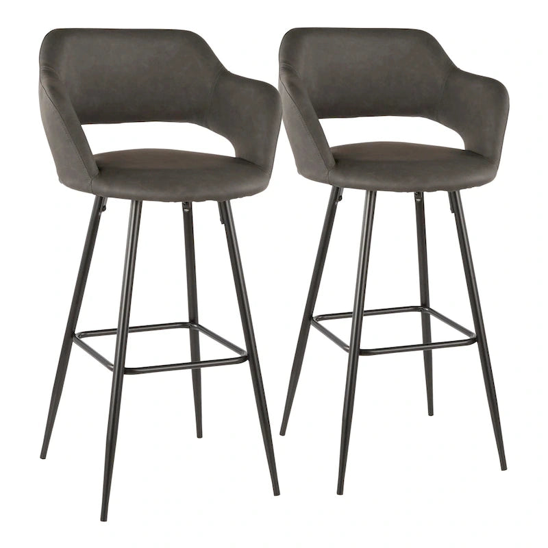 Sgabelli da bar in similpelle Carson Carrington Vallen (set da 2) - N/D