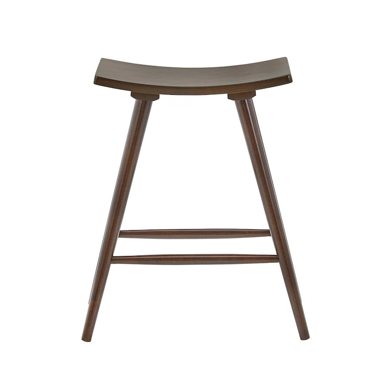 Sgabello da bancone Pinehurst in legno massello da 24" (set di 2) di iNSPIRE Q Modern