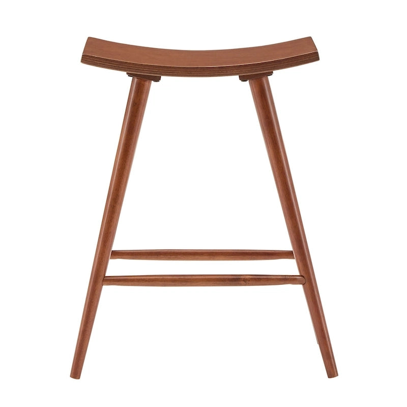 Sgabello da bancone Pinehurst in legno massello da 24" (set di 2) di iNSPIRE Q Modern