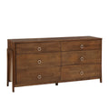 Barnnes Wood 6-Drawer Dresser by iNSPIRE Q Modern