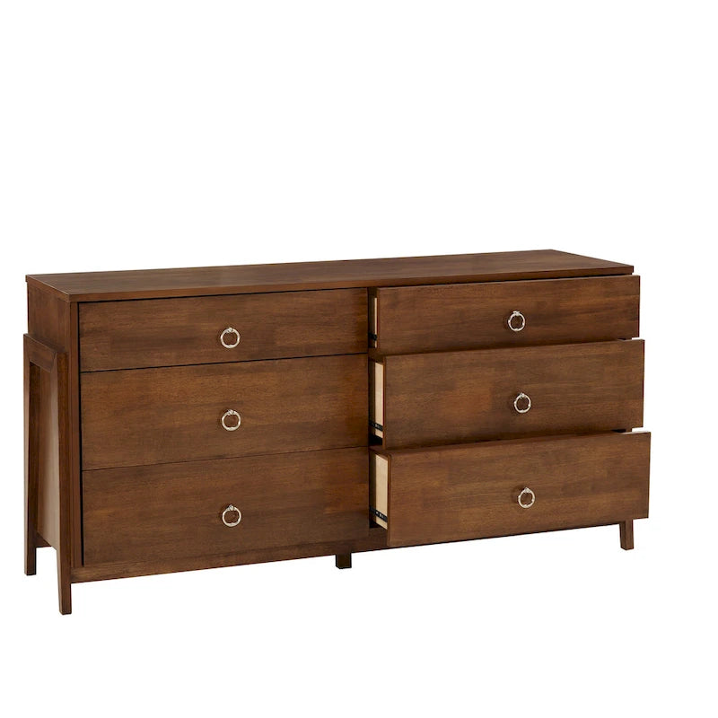 Barnnes Wood 6-Drawer Dresser by iNSPIRE Q Modern