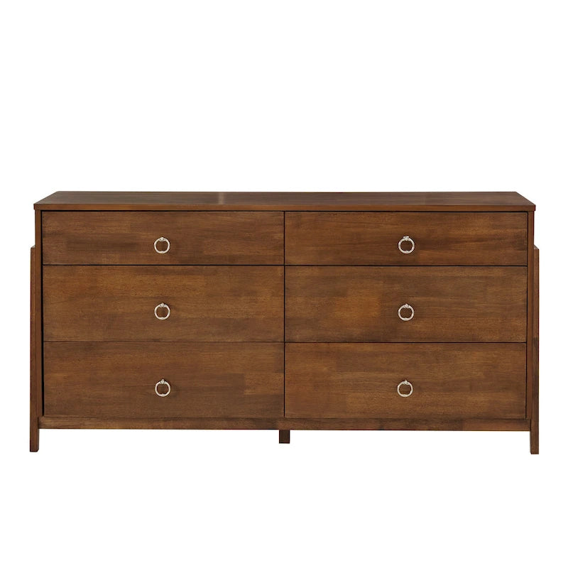 Barnnes Wood 6-Drawer Dresser by iNSPIRE Q Modern