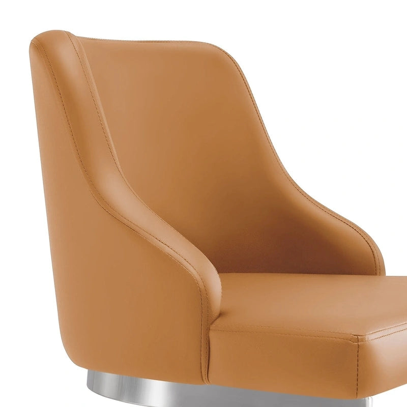 Sgabelli da Bar in Velluto/Ecopelle, Set da 3 Sgabelli Altezza Bancone - 18,9L x 20,5P x 36,6A