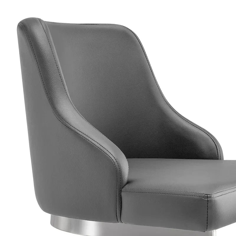 Sgabelli da Bar in Velluto/Ecopelle, Set da 3 Sgabelli Altezza Bancone - 18,9L x 20,5P x 36,6A