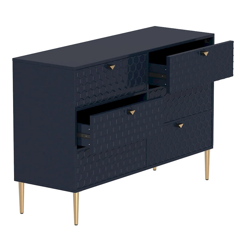 Mobili in legno Morden Cassettiera a 6 cassetti Mobile