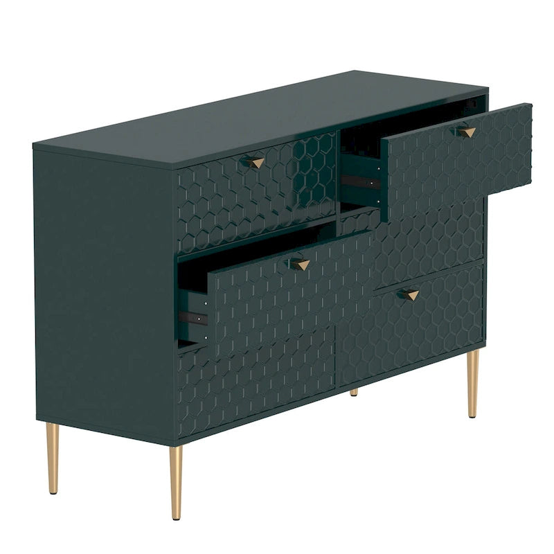 Mobili in legno Morden Cassettiera a 6 cassetti Mobile