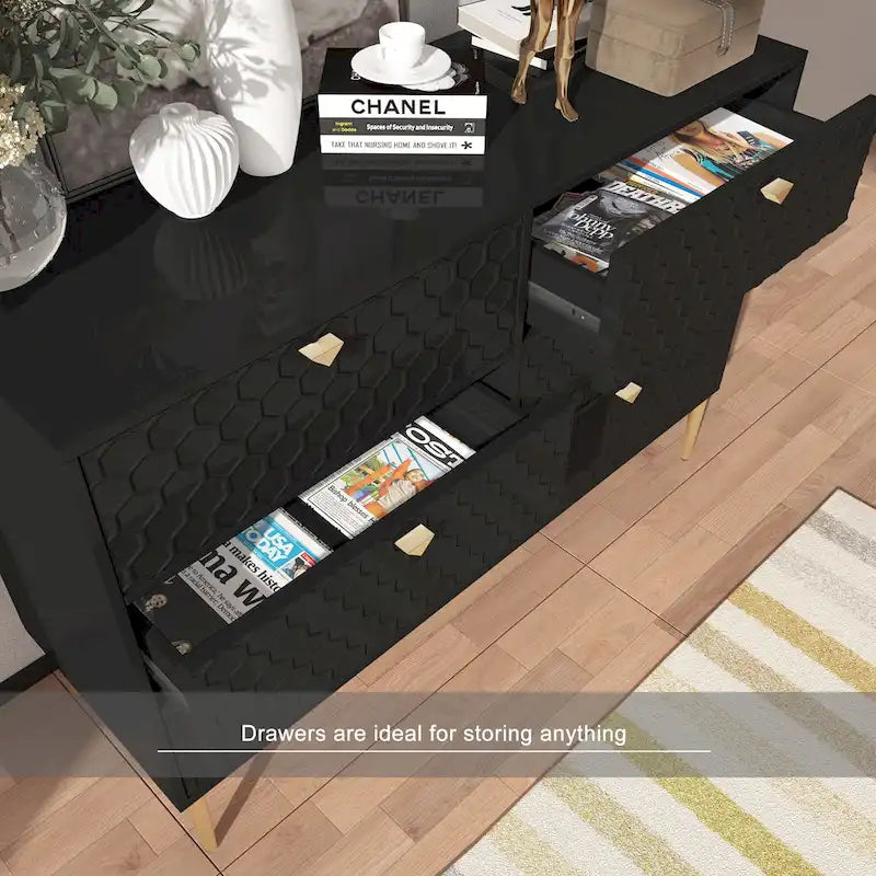 Mobili in legno Morden Cassettiera a 6 cassetti Mobile