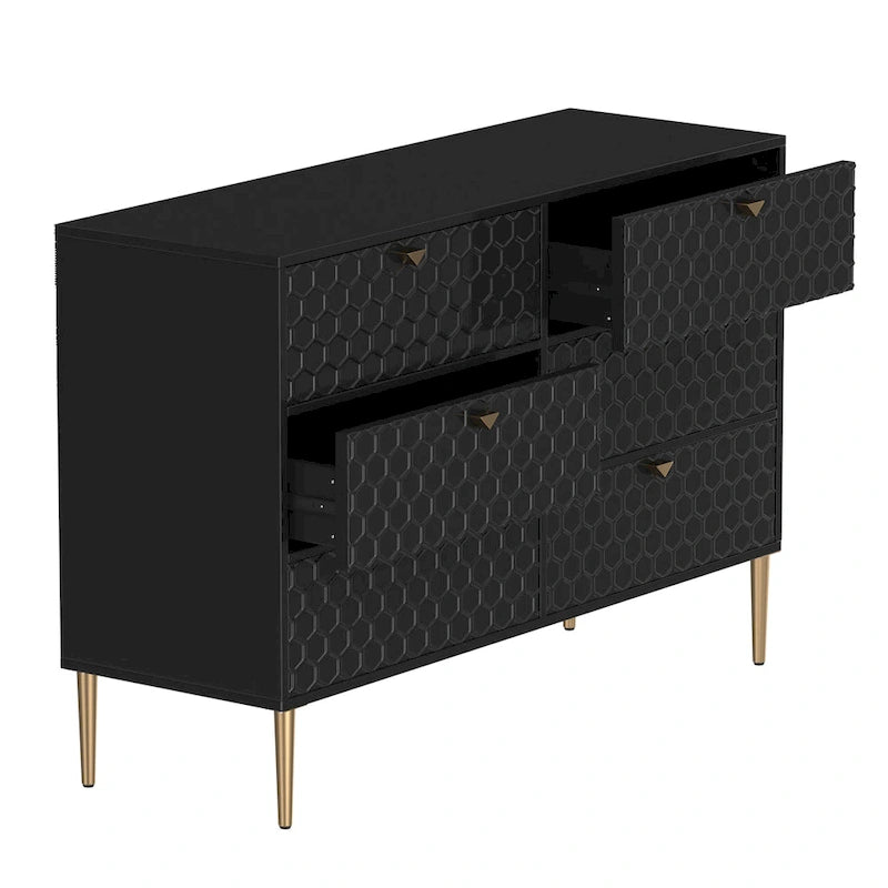 Mobili in legno Morden Cassettiera a 6 cassetti Mobile