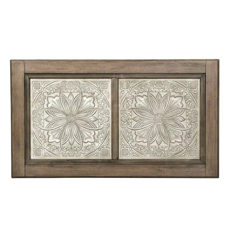 Heartland Antique White Living Room Table Set 3 Piece with Coffee Table, Side Tables