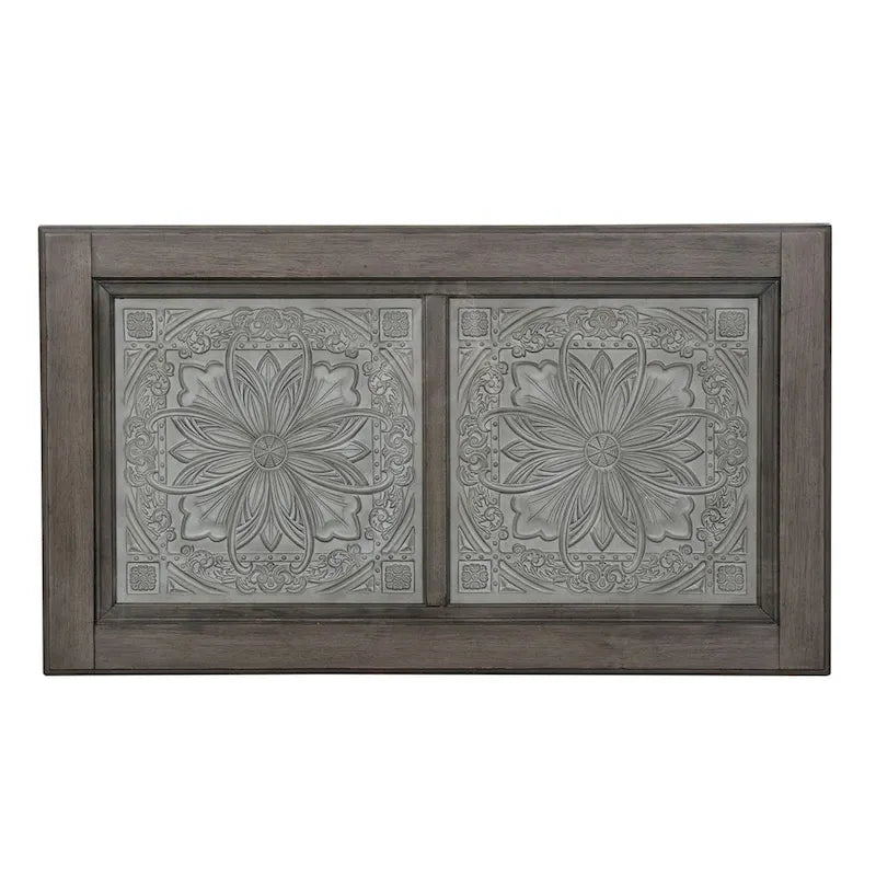 Heartland Antique White Living Room Table Set 3 Piece with Coffee Table, Side Tables
