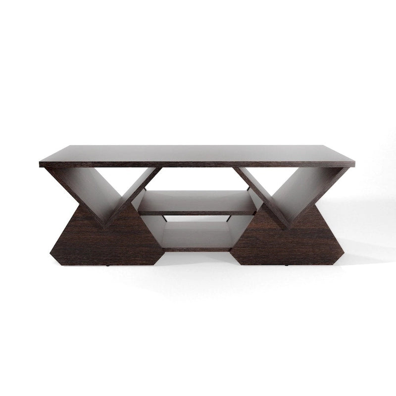 Tavolino da Caffè Fore Modern Espresso a 4 Ripiani da 47 Pollici di Furniture of America