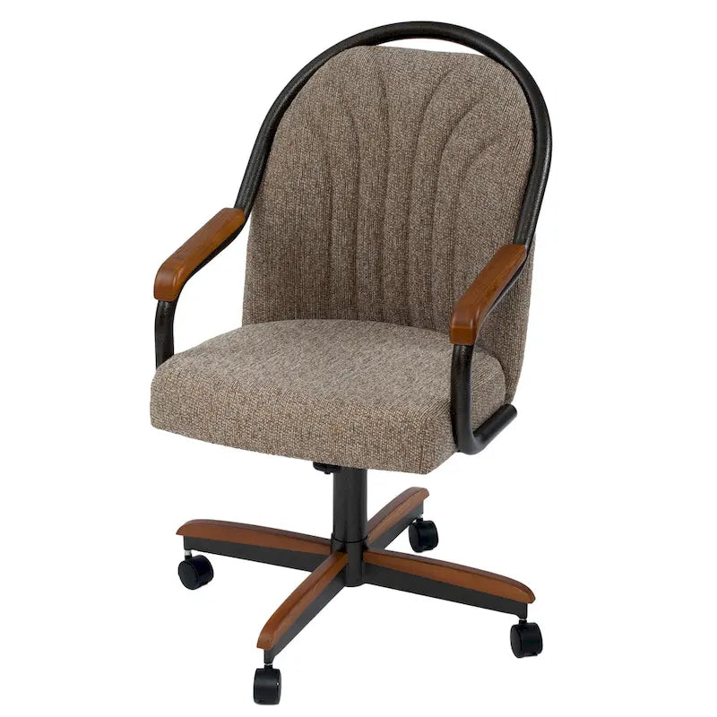 Sedia da pranzo girevole e inclinabile Casual Dining Barell - 38Hx22½Lx22P - 38Hx24Lx22P
