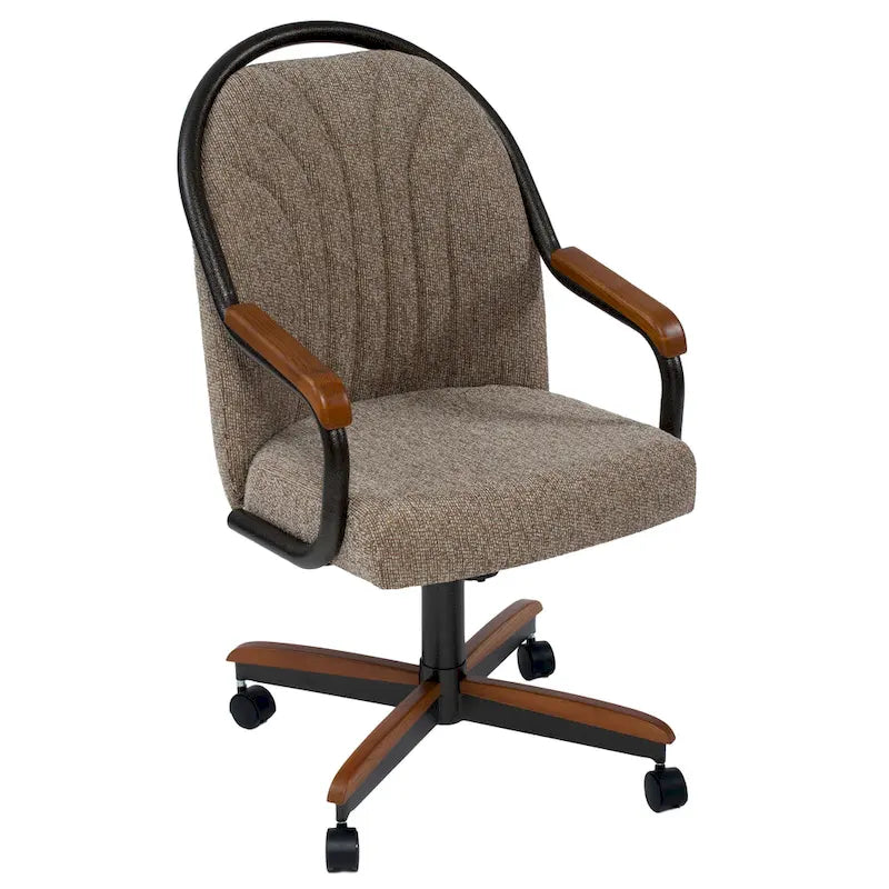 Sedia da pranzo girevole e inclinabile Casual Dining Barell - 38Hx22½Lx22P - 38Hx24Lx22P