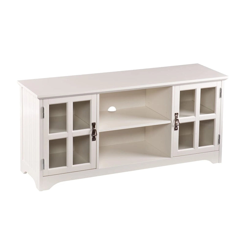 SEI Furniture Easton White Media TV Stand for TV's up to 50
