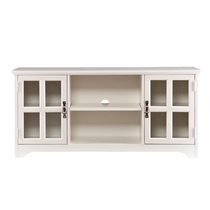 SEI Furniture Easton White Media TV Stand for TV's up to 50
