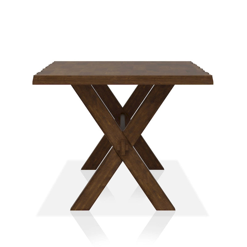 Tavolino da caffè Mav in legno massello di noce transizionale da 47 pollici di Furniture of America