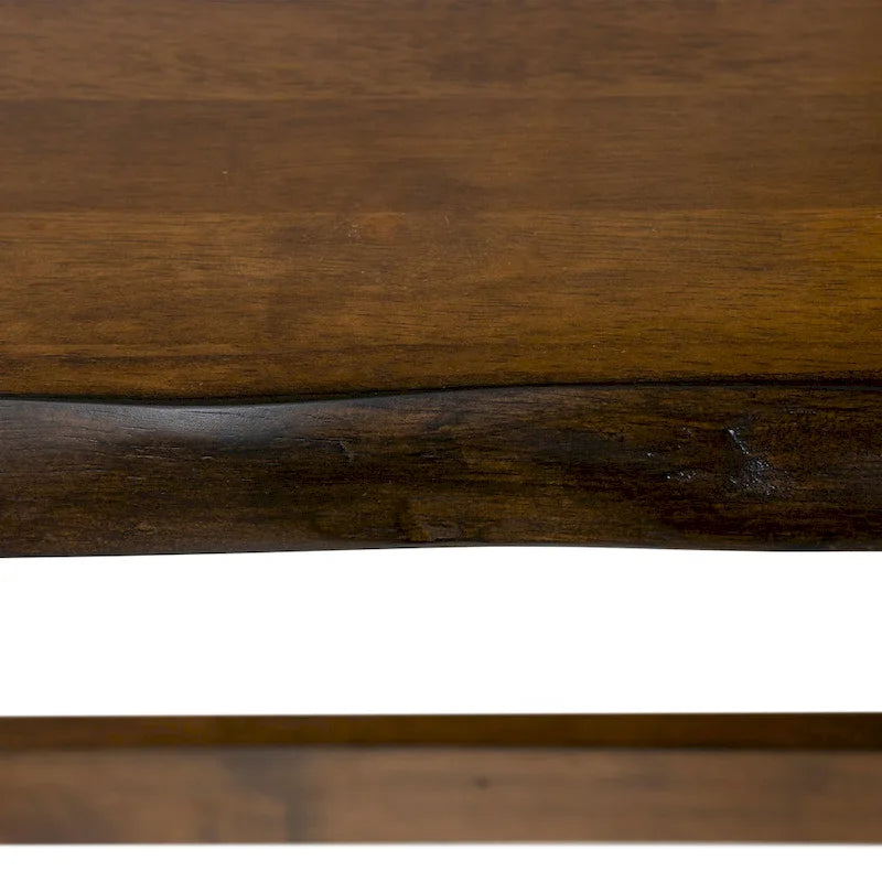 Tavolino da caffè Mav in legno massello di noce transizionale da 47 pollici di Furniture of America