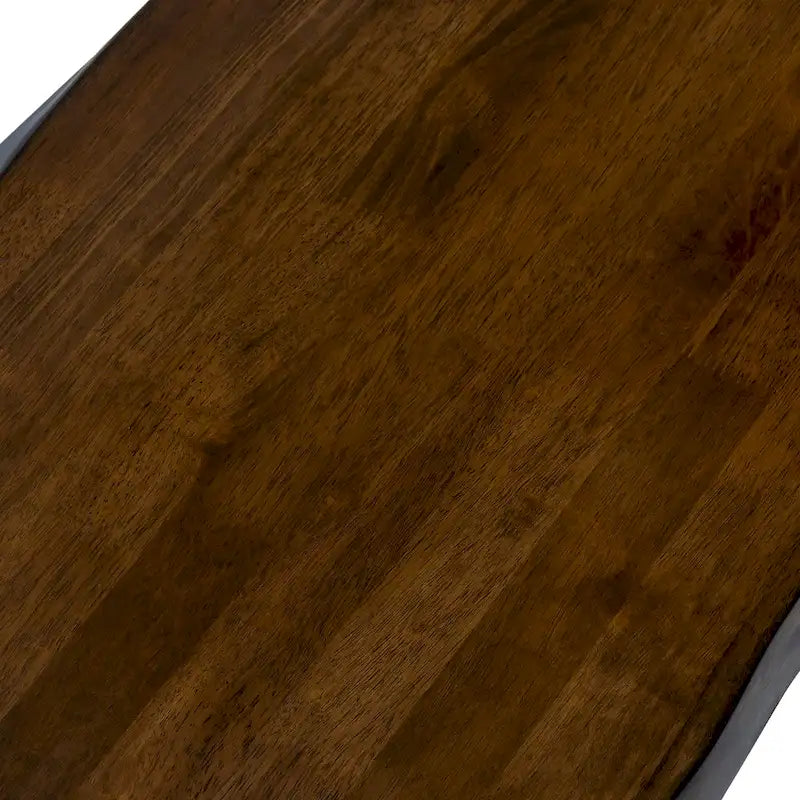 Tavolino da caffè Mav in legno massello di noce transizionale da 47 pollici di Furniture of America