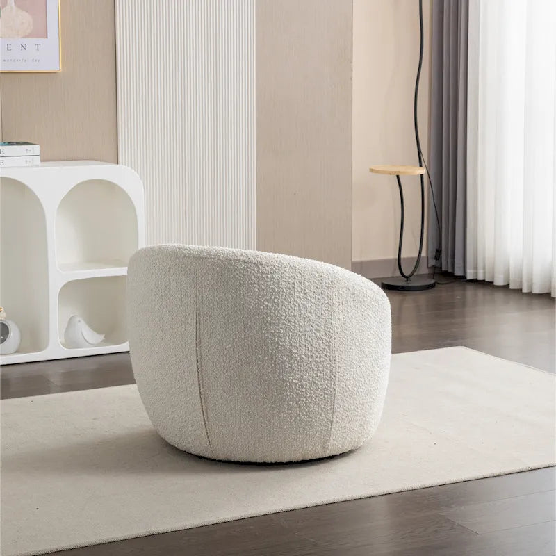 Roundhill Furniture Winnie Modern Swivel Barrel Chair