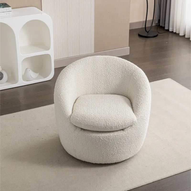 Roundhill Furniture Winnie Modern Swivel Barrel Chair