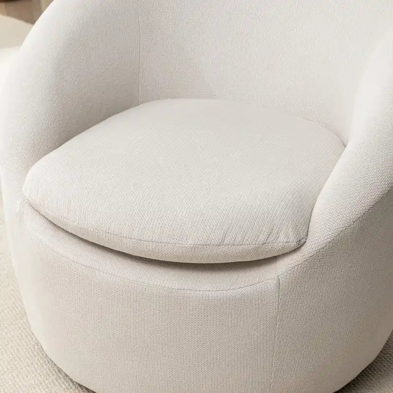 Roundhill Furniture Winnie Modern Swivel Barrel Chair