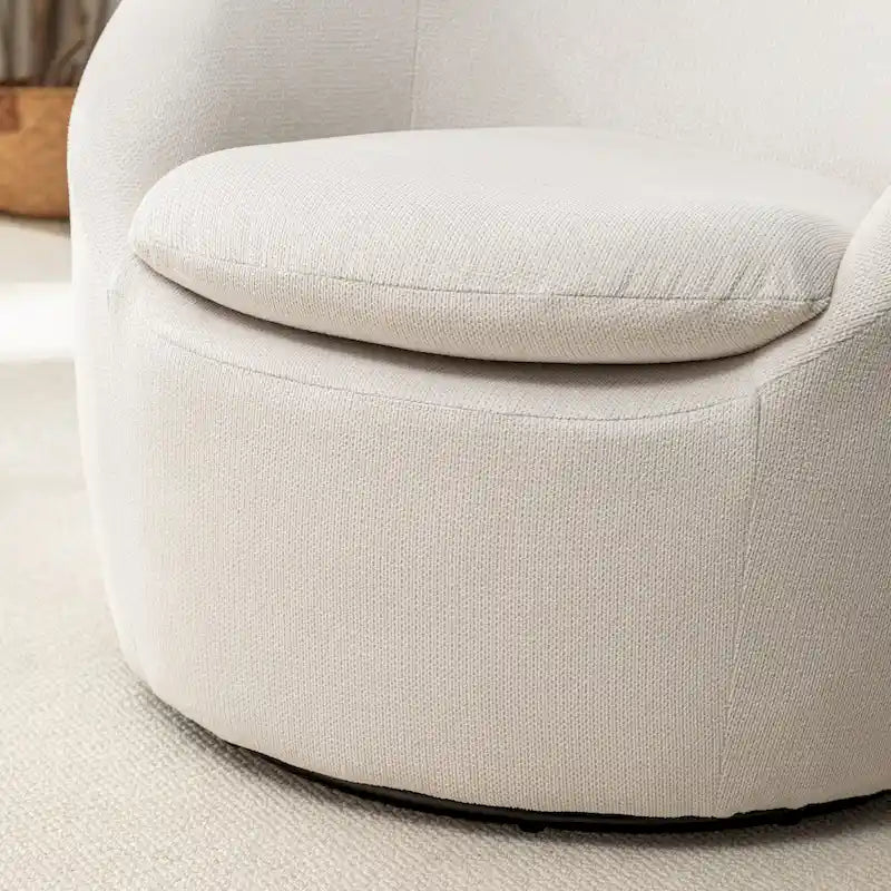 Roundhill Furniture Winnie Modern Swivel Barrel Chair